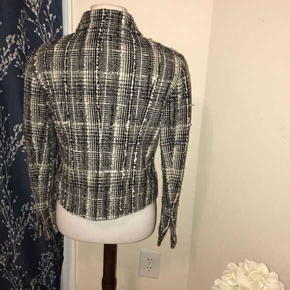Lafayette 148 Textured Tweed Blazer Snap Front - Picture 3 of 10